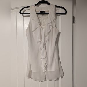 White dressy tank top